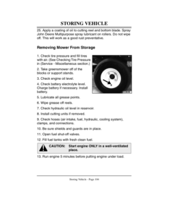 Alternative view of John Deere 2243 Diesel Professional Greensmower Operator's Manual (OMMT1495)