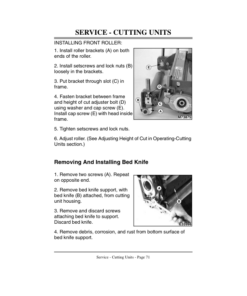 Alternative view of John Deere 2243 Diesel Professional Greensmower Operator's Manual (OMMT1893)