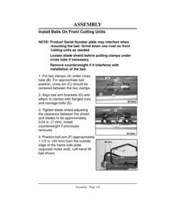 Alternative view of John Deere 2243 Gas Professional Greensmower Operator's Manual (OMMT1899)