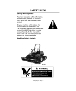 Alternative view of John Deere 3215 & 3235 Lightweight Fariway Mower Turf System I & II North America (020001- ) Operator's Manual (OMMT2353)