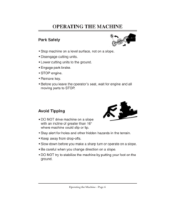 Alternative view of John Deere 2653A Diesel Professional Utility Mower (050000-) Operator's Manual (OMMT2455)