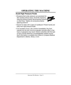 Alternative view of John Deere 2243 Diesel Professional Greensmower Operator's Manual (OMMT2696)