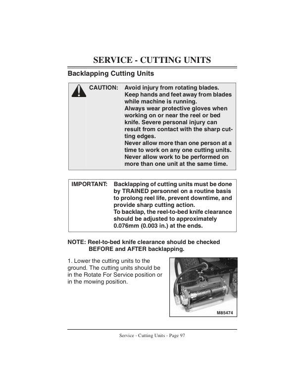 John Deere 3215A & 3235A Lightweight Fariway Mowers, Turf System I & II North America (030201- ) Operator's Manual (OMMT2777) - Image 2
