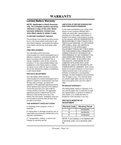 Alternative view of John Deere 2243 Professional Greensmower Operator's Manual (OMMT4611)
