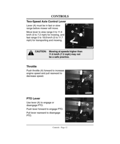 Alternative view of John Deere 3365 Professional Turf Mower (010001-) Operator's Manual (OMMT596)
