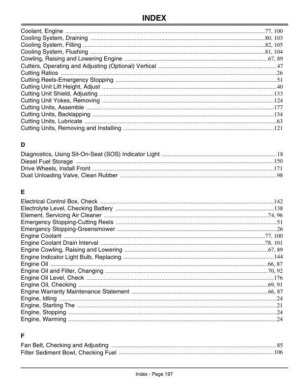 John Deere 2500 Professional GreensMower Operator's Manual (OMMT6354) - Image 3