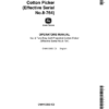 John Deere 8 Cotton Picker, 2 Row Operator's Manual (OMN13353)