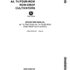 John Deere A2, T2 Two-Row, A4, T4 Four-Row Crop Cultivators Operator's Manual (OMN159009)