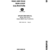 John Deere RG20, RG40 Row-Crop Cultivators Operator's Manual (OMN159050)