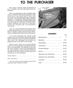 Alternative view of John Deere 334 (000901-), 434 N (000462-), 434 W (0001528-), 634 N (000126-) Corn Attachments Operator's Manual (OMN159084)
