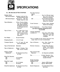 Alternative view of John Deere 280, 282 Cotton Strippers Operator's Manual (OMN159091)