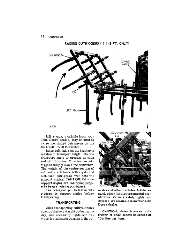 John Deere C-10 Field Cultivator Operator's Manual (OMN159101) - Image 2