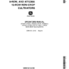 John Deere AT400A, AT600, AT800A, AT830A, AT1230A Row-Crop Cultviators Operator's Manual (OMN159123)