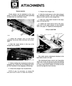 Alternative view of John Deere 237, 237S Corn Picker & Snapper Operator's Manual (OMN159139)