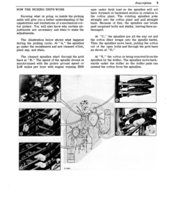 Alternative view of John Deere 499, 699 Two-Row Cotton Pickers Operator's Manual (OMN159166)