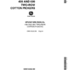 John Deere 499, 699 Two-Row Cotton Pickers Operator's Manual (OMN159202)