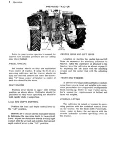 Alternative view of John Deere C-11 Series Integral Field Cultivators Operator's Manual (OMN159215)