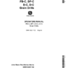 John Deere FB-C, DF-C, B-C, D-C Grain Drills Operator's Manual (OMN159217)