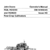 John Deere RG8, RG1230, RG1620 Row-Crop Cultivators Operator's Manual (OMN159245)