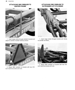 Alternative view of John Deere 1600 Chisel Plow, Drawn Operator's Manual (OMN159265)