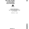 John Deere RL4, RL6, RL630 Listed-Crop Cultivators Operator's Manual (OMN159310)