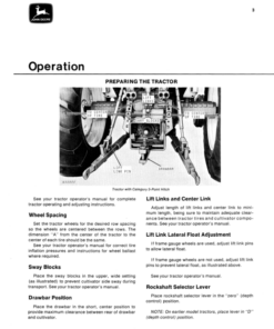 Alternative view of John Deere R4-6BB Beet, Bean, Vegetable Cultivator Operator's Manual (OMN159311)