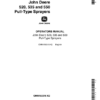 John Deere 520, 535, 550 Pull-Type Sprayers Operator's Manual (OMN159316)