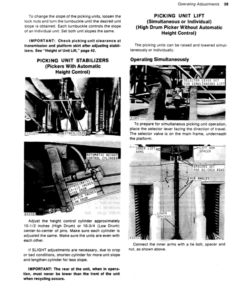 Alternative view of John Deere 499 Cotton Picker Operator's Manual (OMN159320)