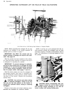 Alternative view of John Deere 1100 Integral Field Cultivator Operator's Manual (OMN159372)