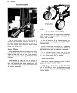 Alternative view of John Deere FM Row Crop Cultivators Operator's Manual (OMN159378)