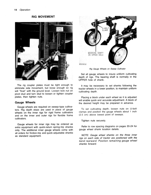 John Deere FM Row Crop Cultivators Operator's Manual (OMN159378) - Image 2
