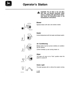 Alternative view of John Deere 9900 Cotton Picker Operator's Manual (OMN159430)