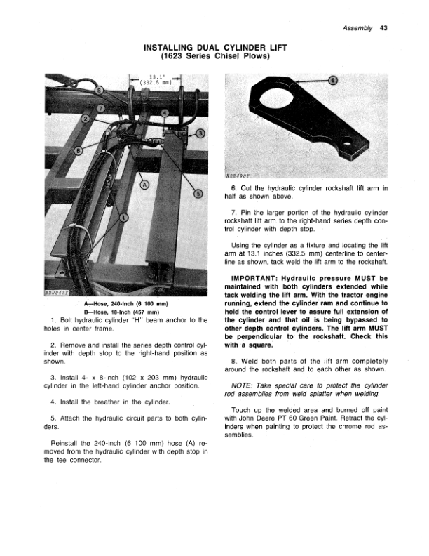 John Deere 1600 Series Drawn Chisel Plow Operator's Manual (OMN159437) - Image 2