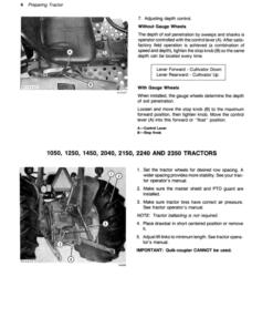 Alternative view of John Deere 11 Integral Field Cultivator Operator's Manual (OMN159448)