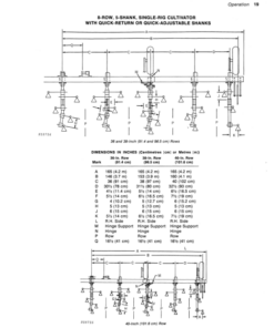 Alternative view of John Deere 75 Toolbar Cultivator Operator's Manual (OMN159452)