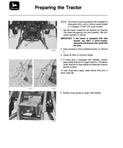 Alternative view of John Deere 1610 Series Integral Chisel Plow Operator's Manual (OMN159458)