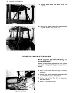 Alternative view of John Deere 283 Cotton Stripper Operator's Manual (OMN159493)