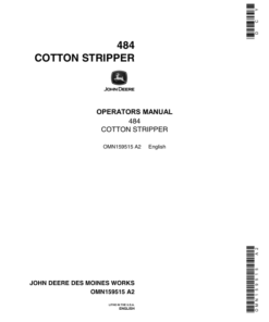 John Deere 484 Cotton Stripper Operator's Manual (OMN159515)