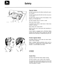 Alternative view of John Deere 8000 Series Grain Drills North America (0025001-043474) Operator's Manual (OMN159553)