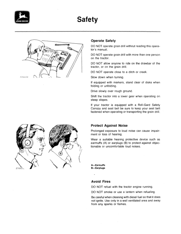 John Deere 8000 Series Grain Drills North America (0025001-043474) Operator's Manual (OMN159553) - Image 2