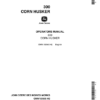 John Deere 300 Corn Husker Operator's Manual (OMN159565)