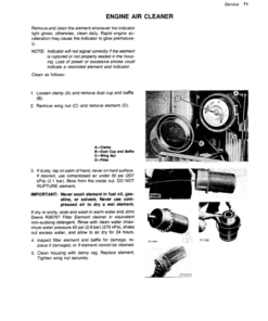 Alternative view of John Deere 6000 Self-Propelled Sprayer, Hi-Cycle Operator's Manual (OMN159571)