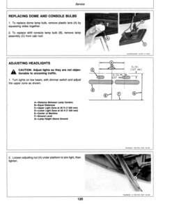 Alternative view of John Deere 7440 Cotton Stripper Operator's Manual (OMN159573)