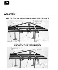 Alternative view of John Deere 100 IFH Chisel Plow, Integral Operator's Manual (OMN159730)