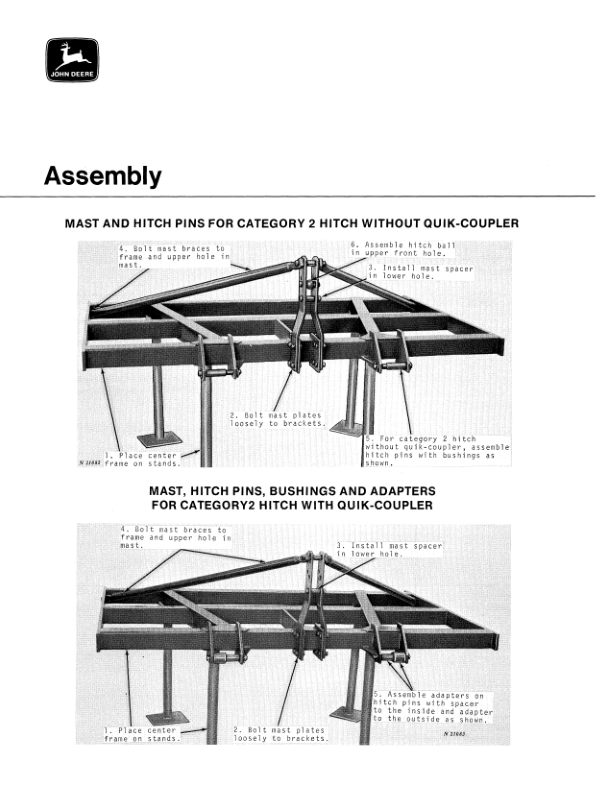 John Deere 100 IFH Chisel Plow, Integral Operator's Manual (OMN159730) - Image 2