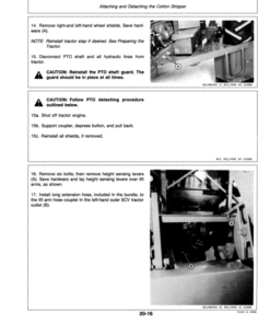 Alternative view of John Deere 740 Cotton Stripper Operator's Manual (OMN200011)