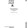 John Deere 725 Series Row-Crop Cultivator Operator's Manual (OMN200013)