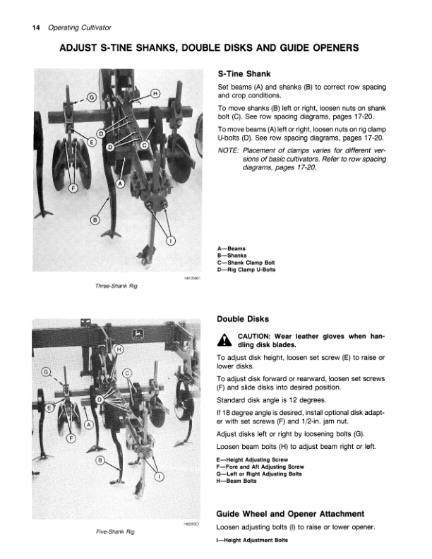 John Deere 835 Row Crow Cultivator Operator's Manual (OMN200014) - Image 2
