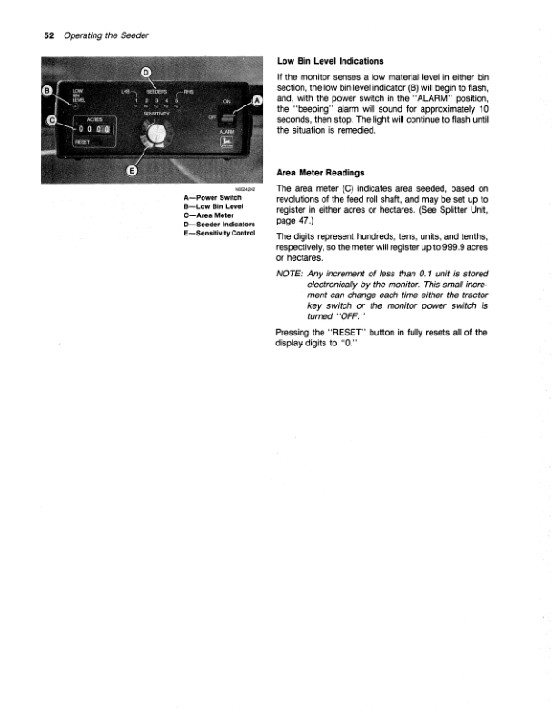 John Deere English - (000761-001075) .....665 Central Metering Seeder Operator's Manual (OMN200018) - Image 3