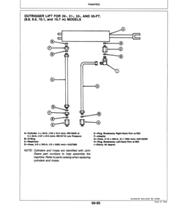 Alternative view of John Deere 1610 Chisel Plow, Drawn Operator's Manual (OMN200034)